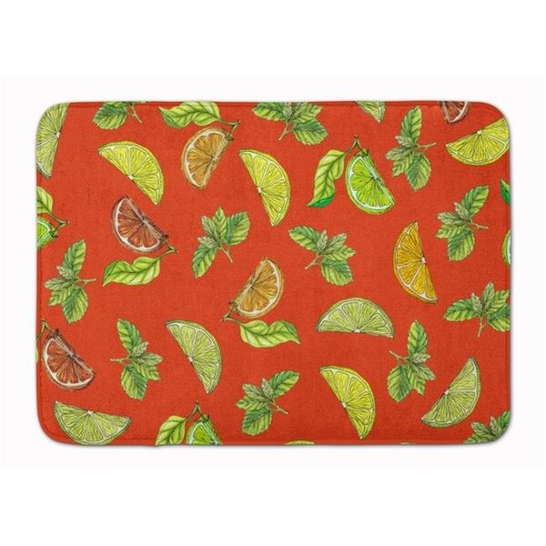 Carolines Treasures Carolines Treasures BB5205RUG Lemons Limes & Orange Machine Washable Memory Foam Mat BB5205RUG - main